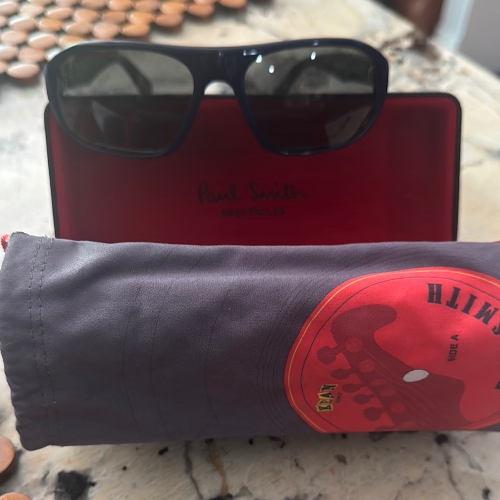 Paul Smith Navy Sunglasses with Case